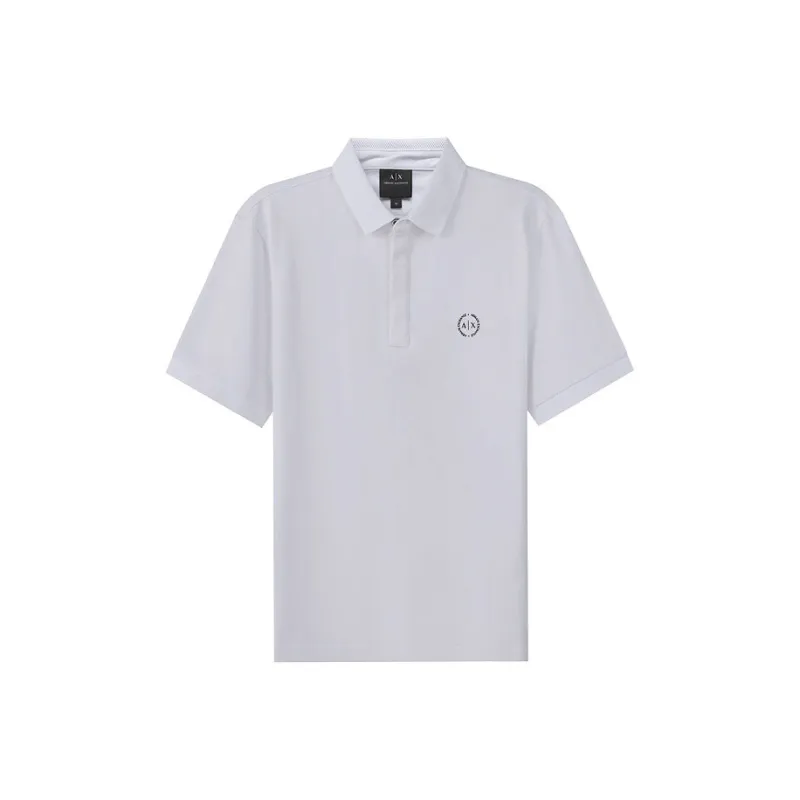 ARMANI EXCHANGE Logo print Polo Shirt-0