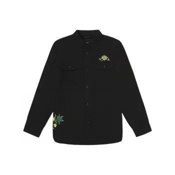 Vans Greener Grounds Shirt Men's Black