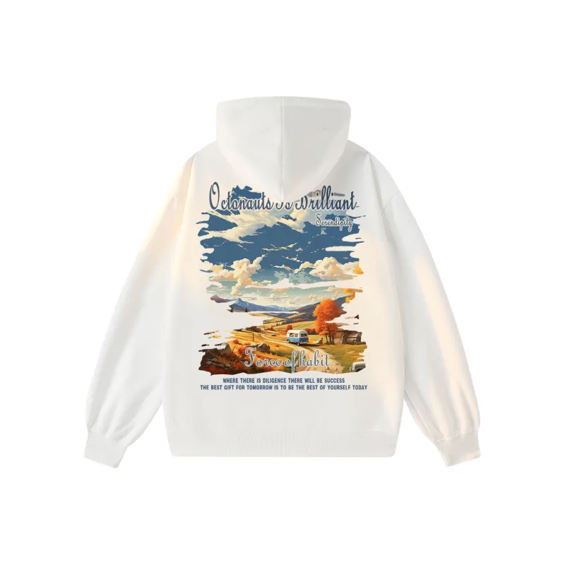 Small Columns Under The Sea Hoodie Unisex-0