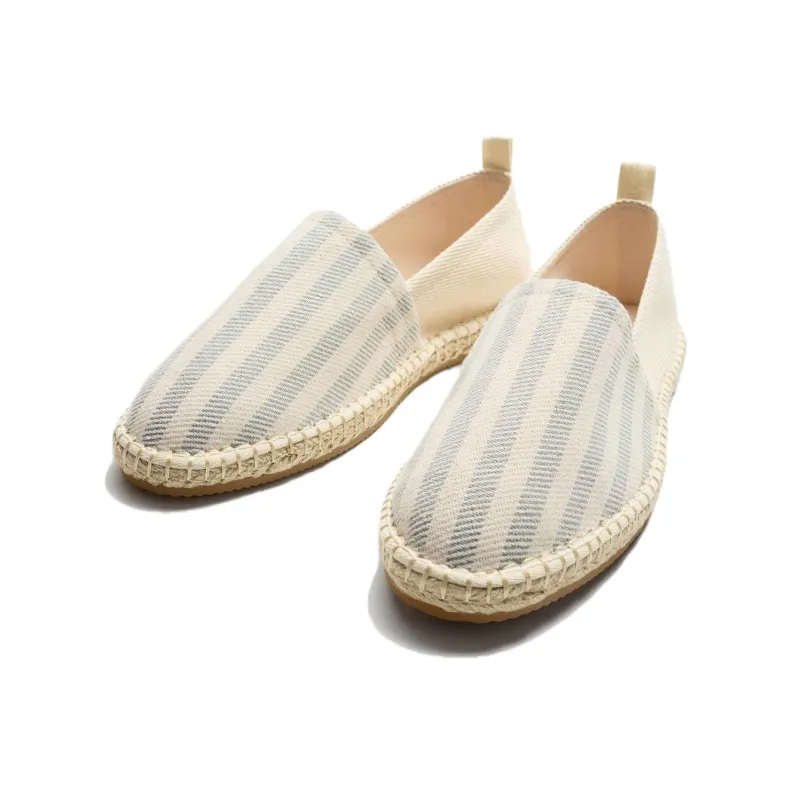 ZARA Espadrilles Men's Beige Blue-1