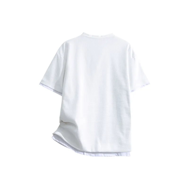OGEK T Shirt Unisex White Comes With White T Shirt+Brooch-1