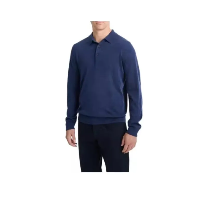 VINCE Polo Shirts Men Blue-0