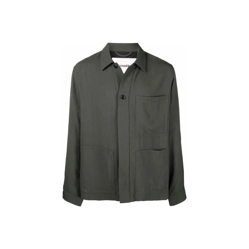 NANUSHKA Shirts Men Green-0