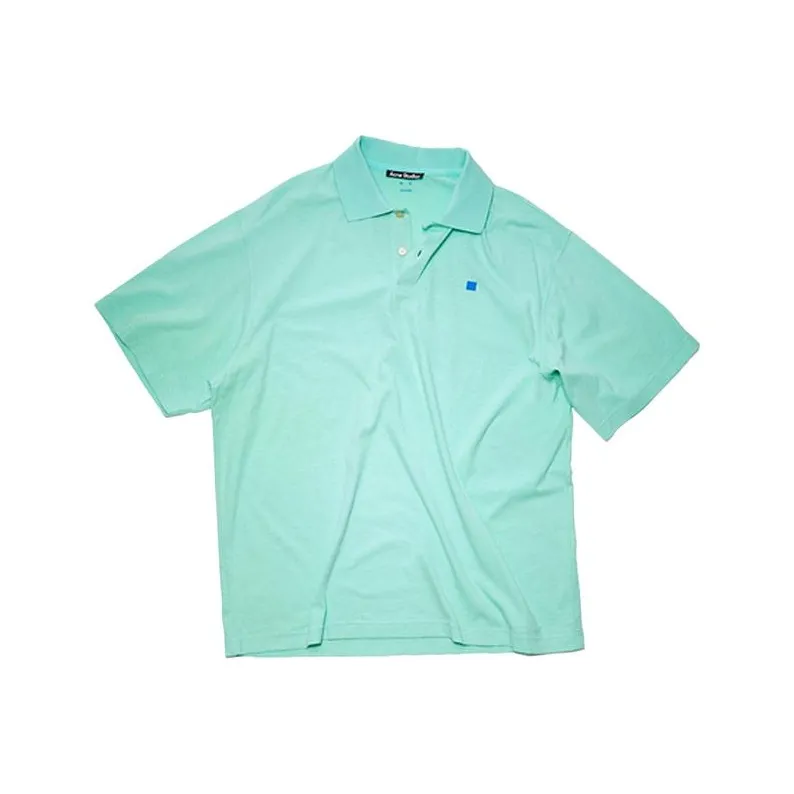 Acne Studios Polo Shirts Unisex Sea Bubble Green-0