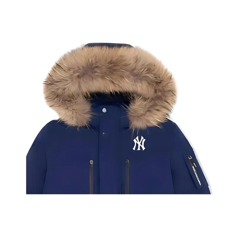 MLB New York Yankees Down Jacket Unisex Light Navy Blue-1
