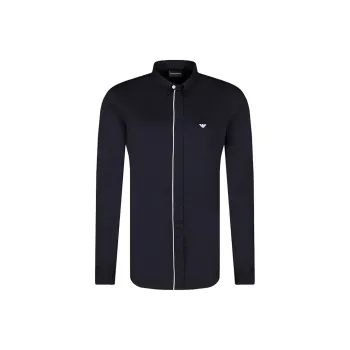EMPORIO ARMANI Shirts Men Navy Blue