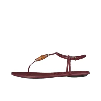 GUCCI One Strap Sandals Women's Red