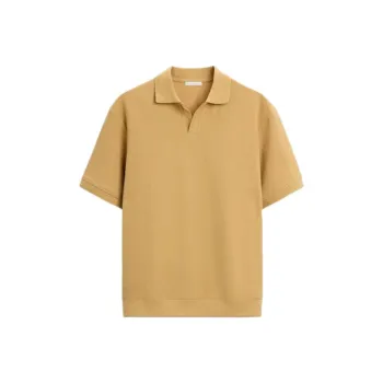 ZARA Polo Shirts Men Mustard