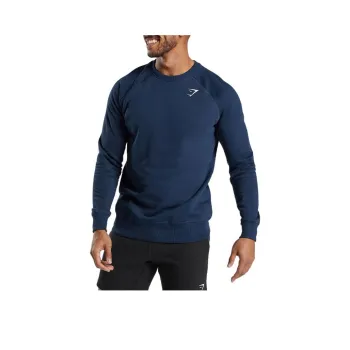 GYMSHARK CREST SWEATSHIRT Sweatshirt Men's Marine Blue