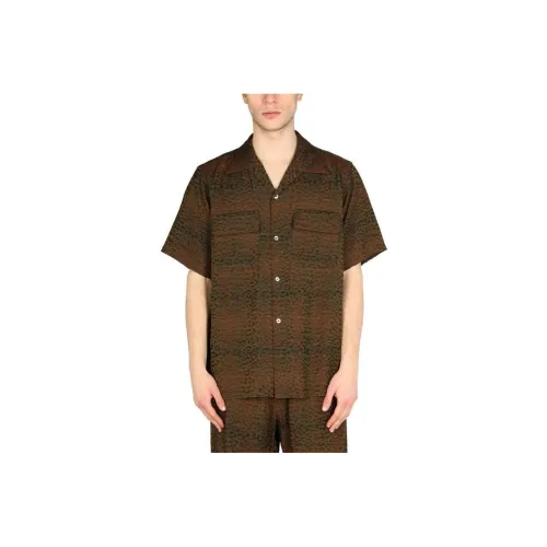 Needles Buttoned Short-Sleeved Shirt