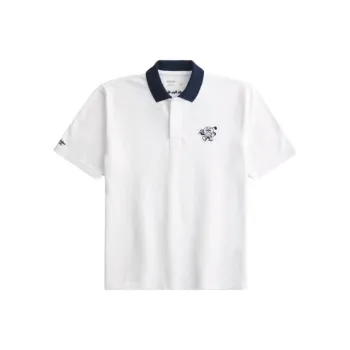 Hollister Polo Shirt Men's White