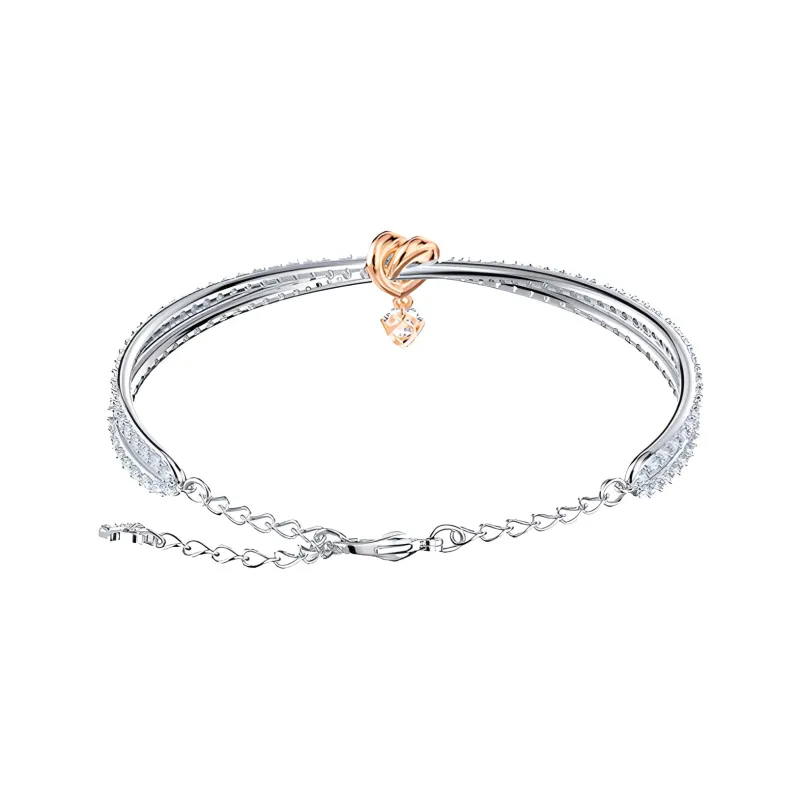 Swarovski Artificial Crystal Bangles Women's-2