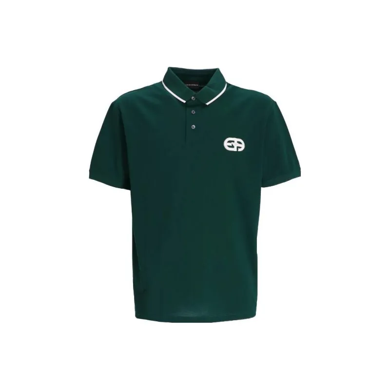 EMPORIO ARMANI FW22 Polo Shirt Men's Green-0