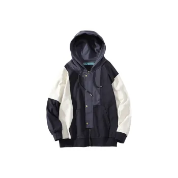 A SQUARE ROOT Sweatshirt Jacket Unisex Navy Blue