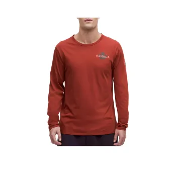 Lululemon Team Canada Collection Long Sleeve Cotton Jersey Graphic Shirt CPC Shirt Men's