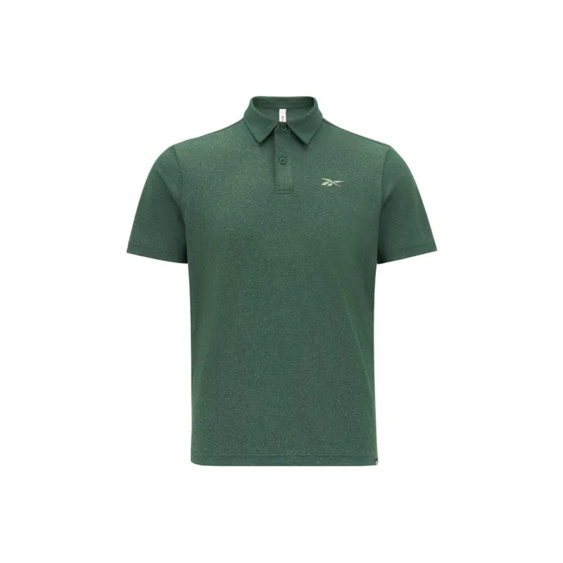 Reebok Polo Shirts Men Dark Green-0