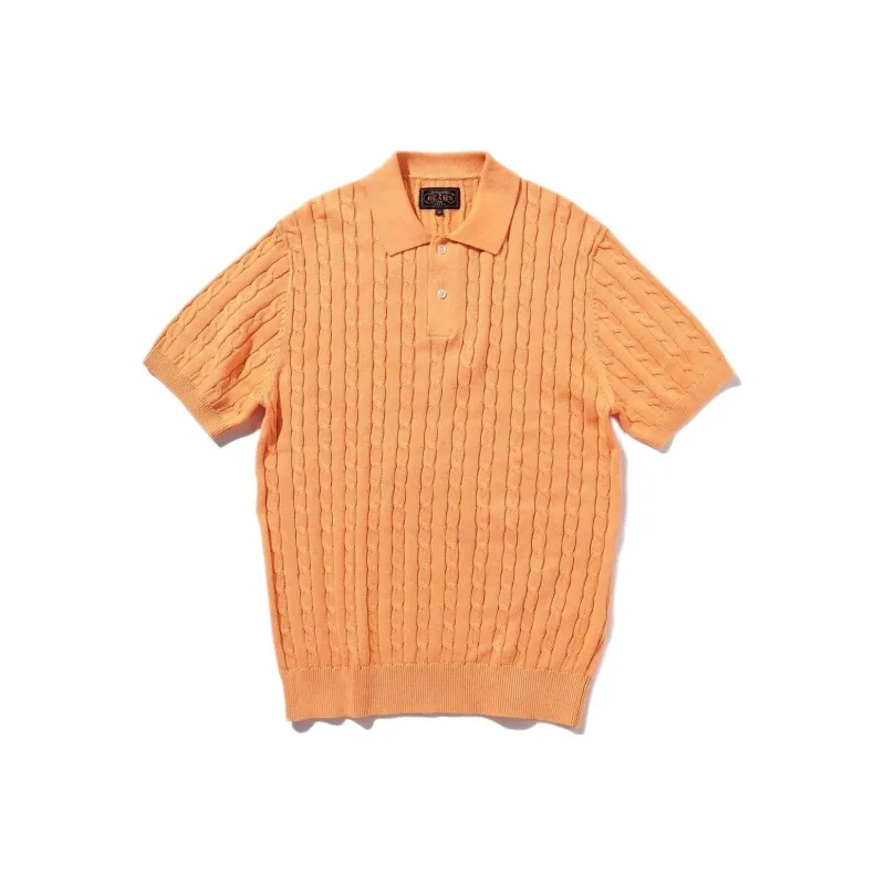 Beams Polo Shirts Men Orange-0