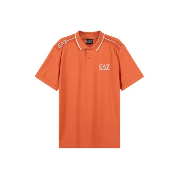 EMPORIO ARMANI Polo Shirts Men Orange