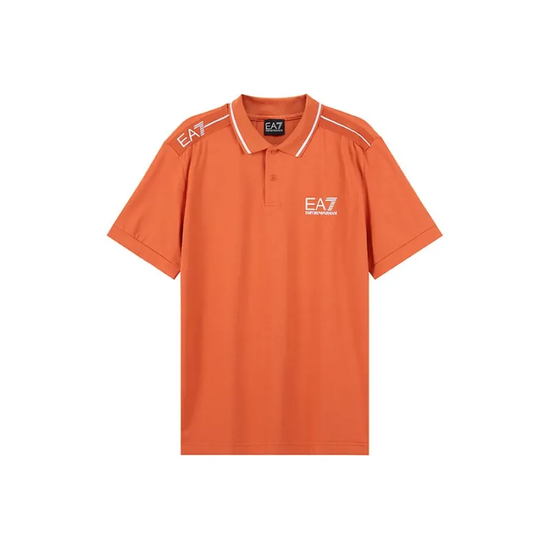 EMPORIO ARMANI Polo Shirts Men Orange-0