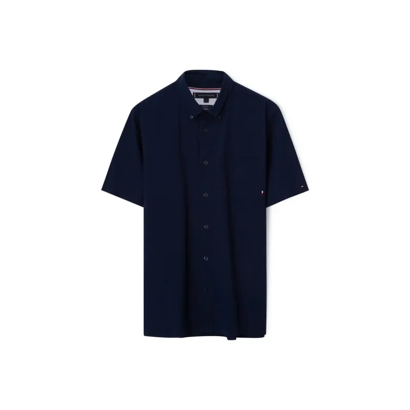 Tommy Hilfiger Shirts Men Marine Blue DCC-0
