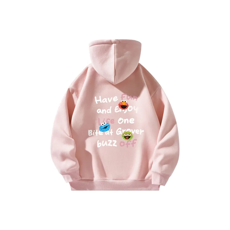 SESAME STREET Sweatshirt Thickened And Fleece Lined Unisex-15