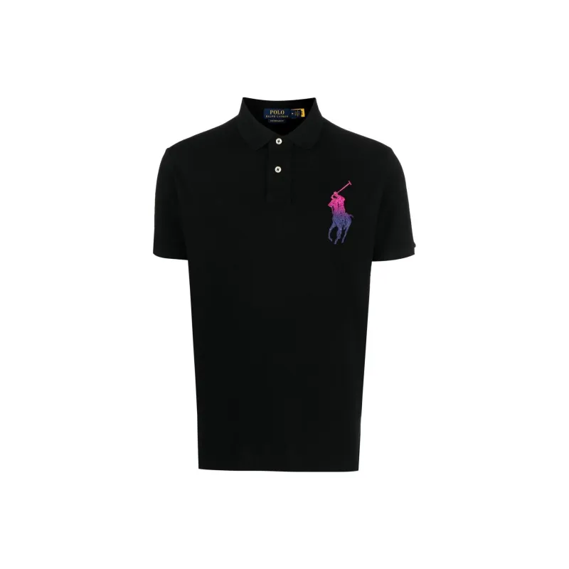 Polo Ralph Lauren Polo Shirts Men Black-0
