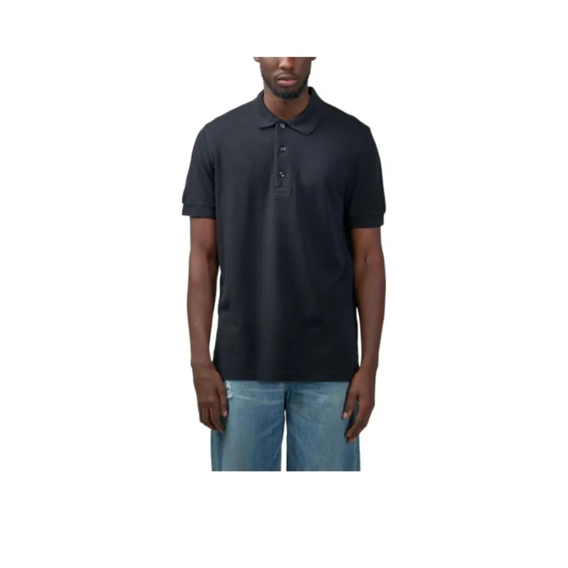 TOM FORD Logo Embroidered Short Sleeved Polo Shirt-0