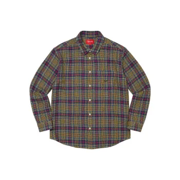 Supreme Basket Weave Plaid Shirt