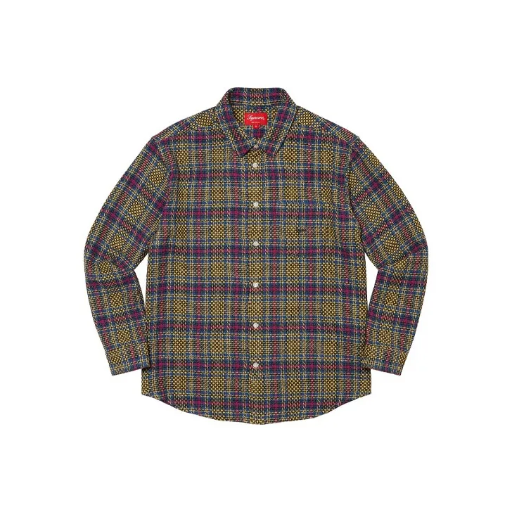 Supreme Basket Weave Plaid Shirt-2