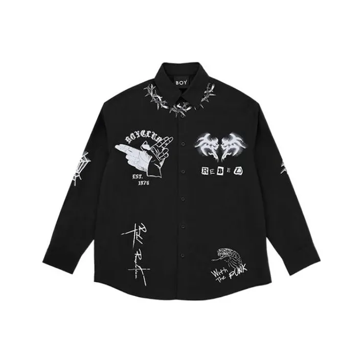 Boy London Shirts Unisex Black-0
