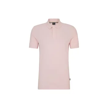 HUGO BOSS Polo Shirt With Embroidered Logo Polo Shirt Men's Pink