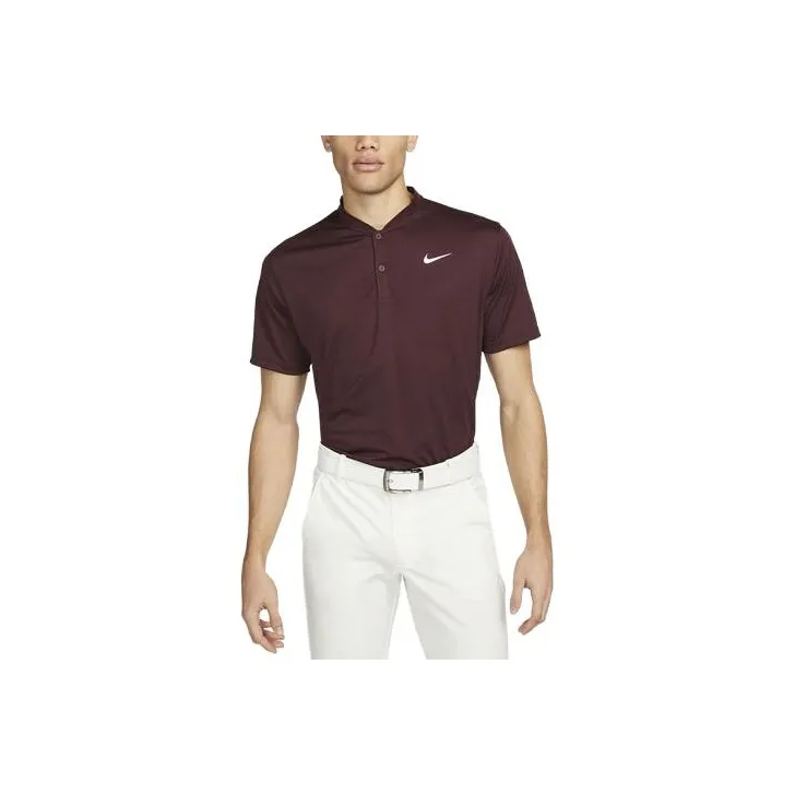 Nike Polo Shirts Men Dark Brown-0
