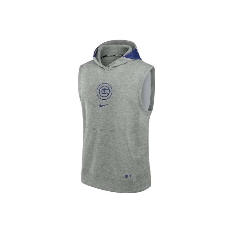 Nike MLB Collaboration Chicago Cubs Authentic Series Sweatshirt Chicago Cubs Men's Gray-0
