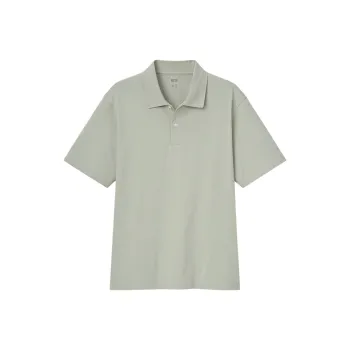 UNIQLO Polo Shirts Men Verdant Green 51
