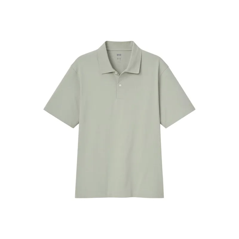 UNIQLO Polo Shirts Men Verdant Green 51-0