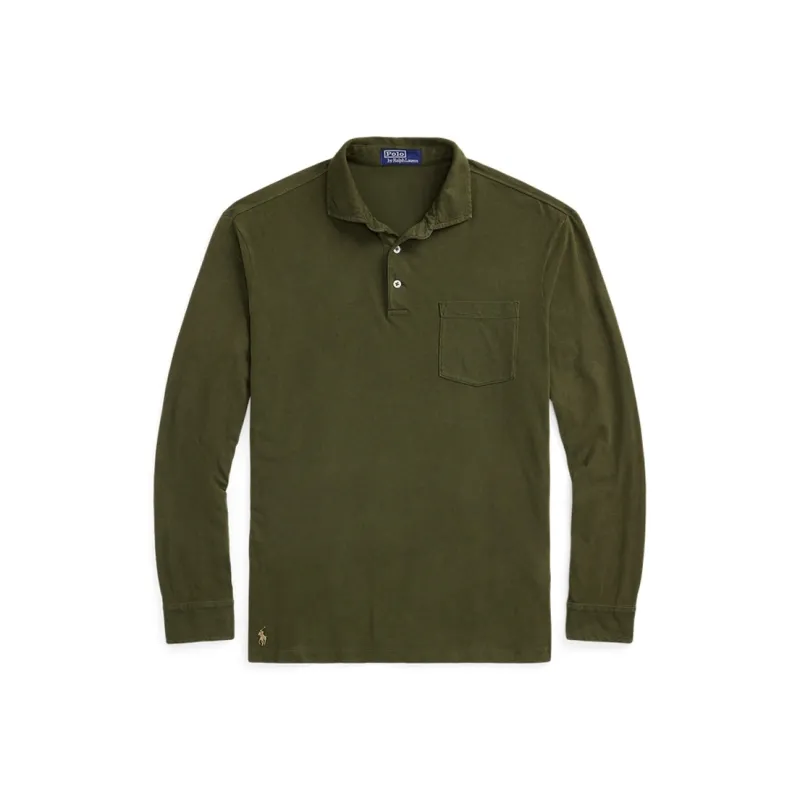 Polo Ralph Lauren SS25 Polo Shirt Men's Brown Green-0