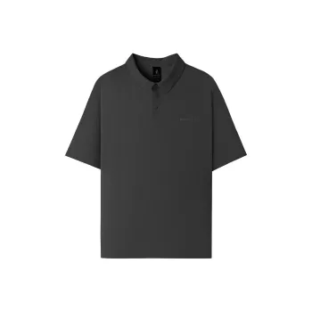 Skechers SKECHLUXE SS25 Polo Shirt Men's Midnight Black