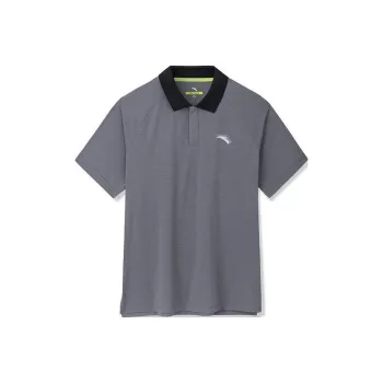 Anta x ANTA X Robert Geller Variety Training Collection Polo Shirt Men's Slate Gray