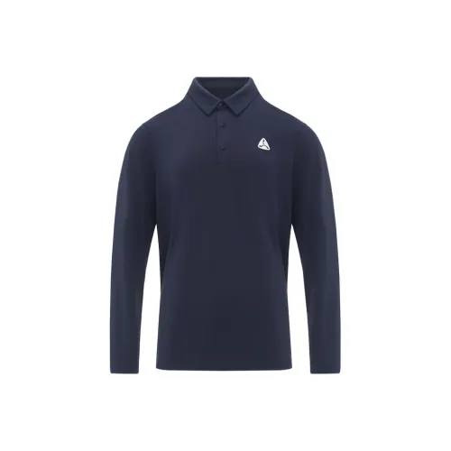 LI NING 1990 Golf Series Polo Shirt Men's Night Blue