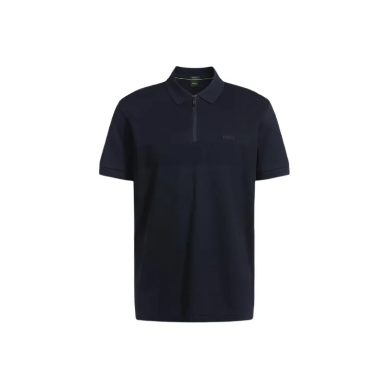 HUGO BOSS Zip neck Polo Shirt-0