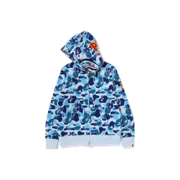 A BATHING APE Abc Camo Shark Ponr Full Zip Hoodie
