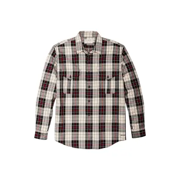 Filson FW24 Shirt Men's Red White Mixed Color