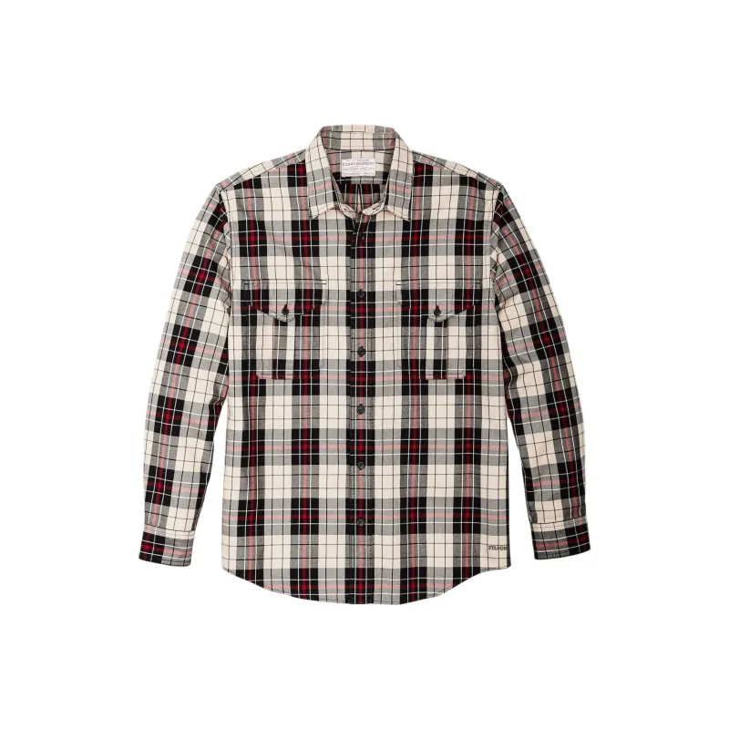 Filson FW24 Shirt Men's Red White Mixed Color-0
