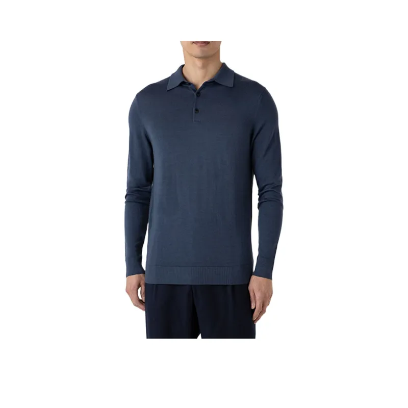 SUNSPEL FW23 Polo Shirt Men's Gentleman Blue-0