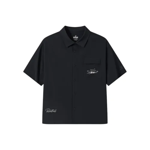 XTEP Shirts Men Jet Black