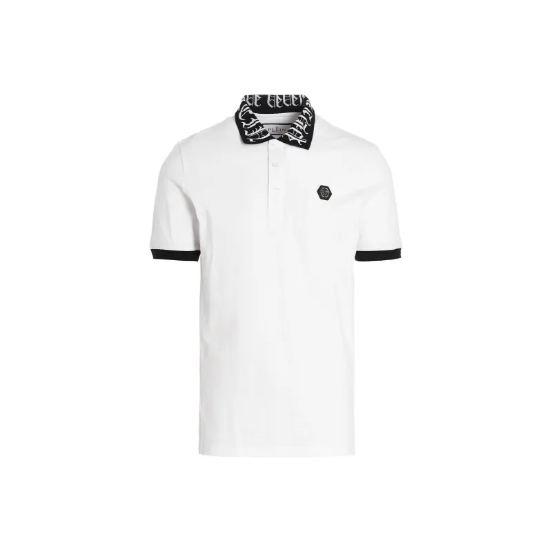 PHILIPP PLEIN Tm Short sleeve Polo Shirt-0