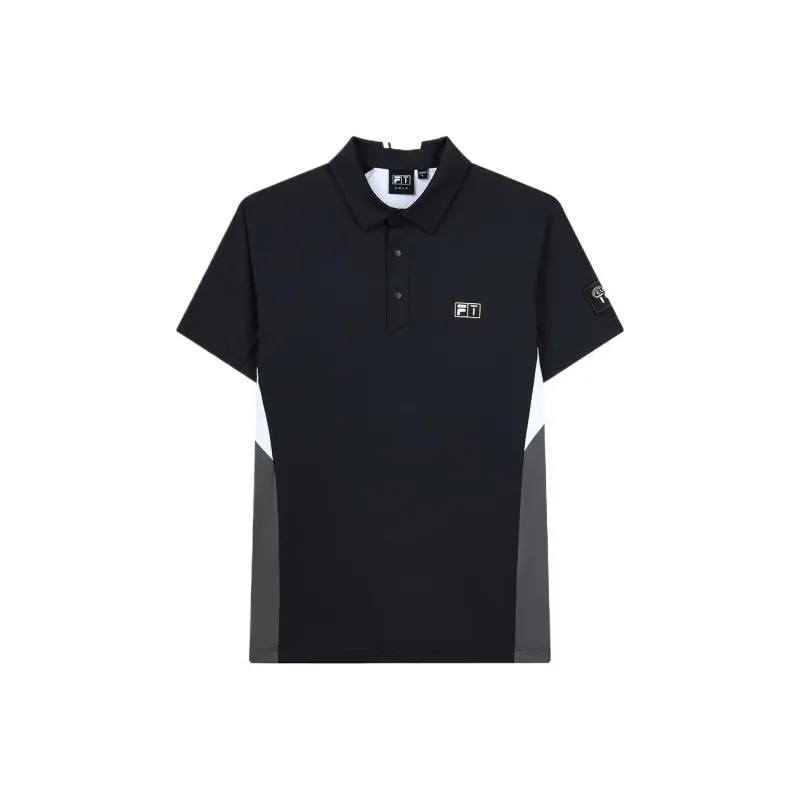 FILA Golf Series Polo Shirt Men's Pitch Black-0