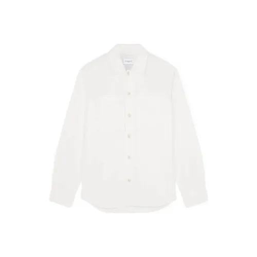 Maison Kitsune Profile Fox Cotton Gabardine Shirt