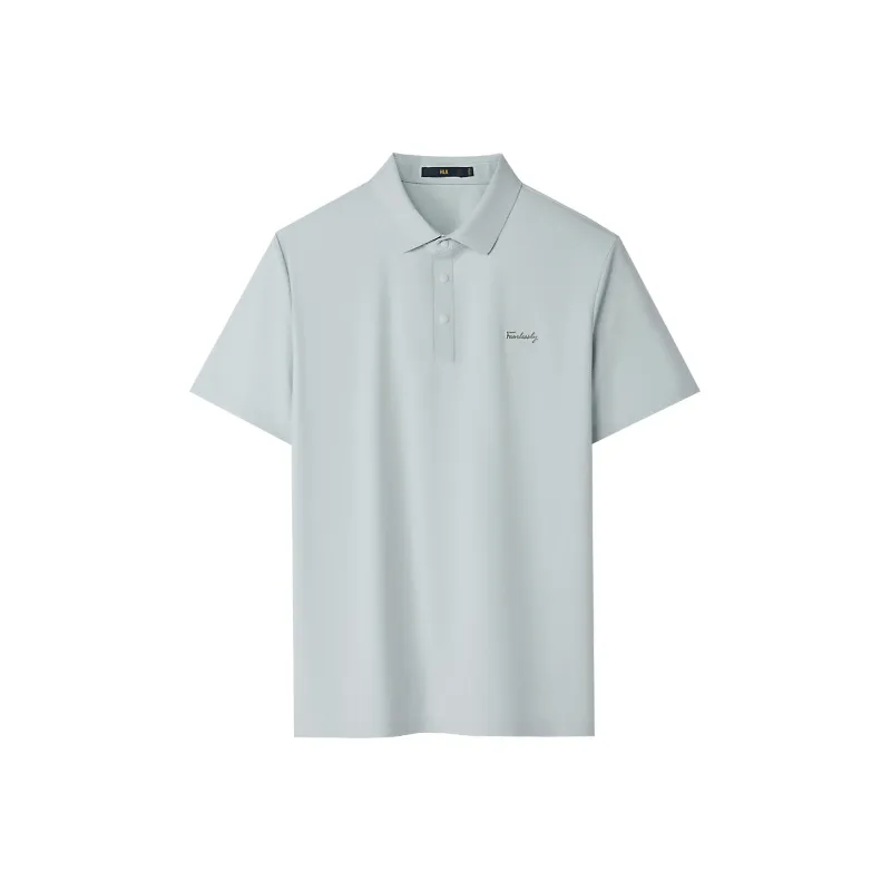 HLA Polo Shirt Men's Light Aqua Green A3-0