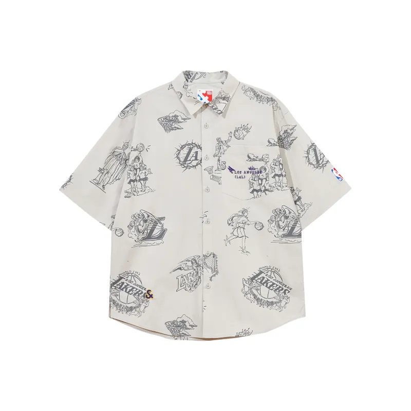 JACK JONES· x NBA JACK&JONESxNBA Short Sleeved Shirt Unisex-0